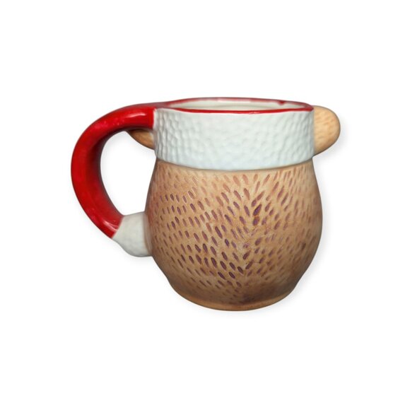 Vintage 1989 Mount Clemens Pottery Ceramic Christmas Teddy Bear Mug NIB - Picture 6 of 13